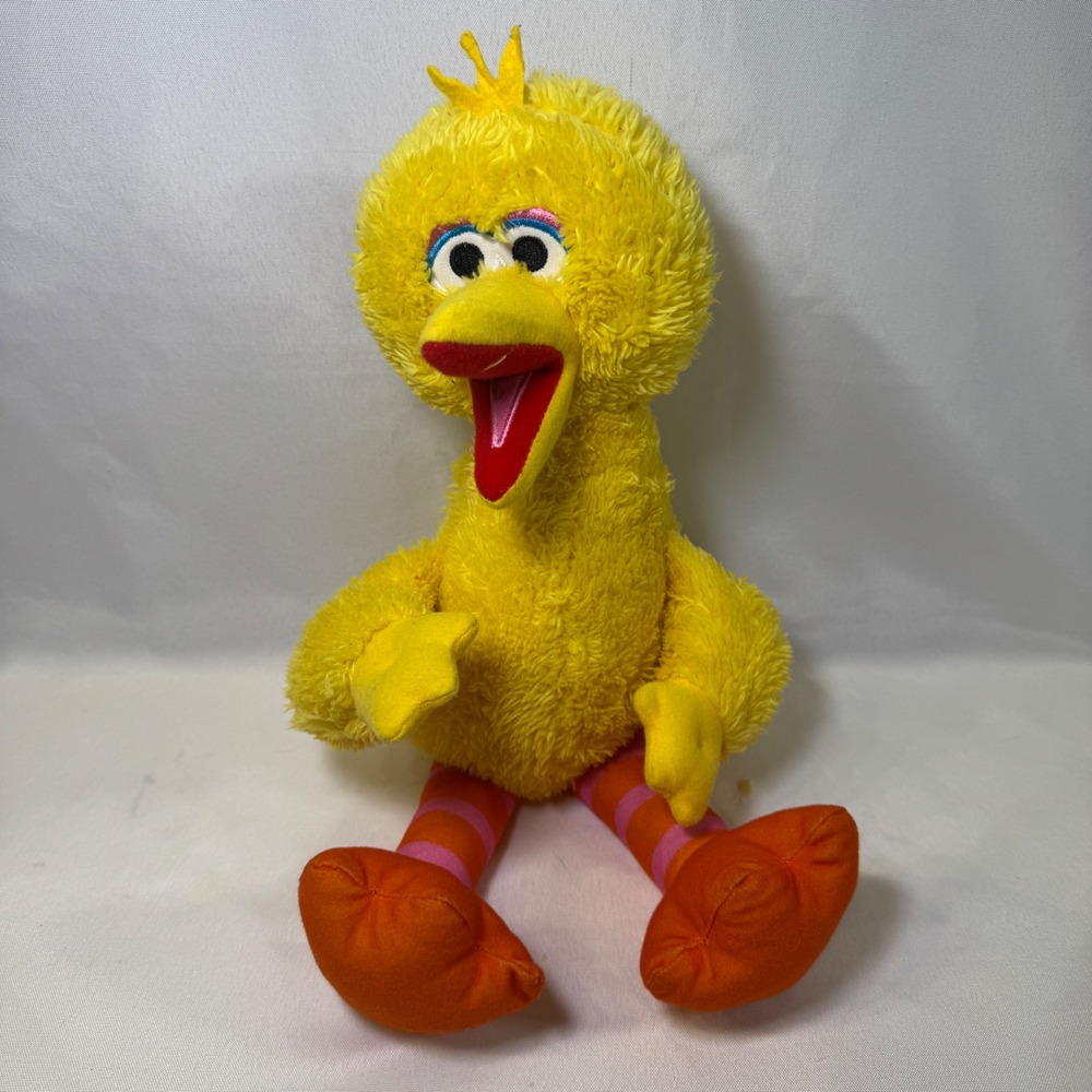 Kohls Cares Sesame Street Big Bird Plush Yellow Stuffed Animal 2017 15 inch - Picture 1 of 8